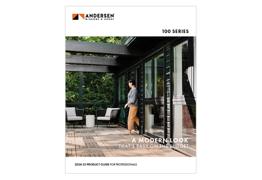 screenshot of andersen 100 series product guide cover 