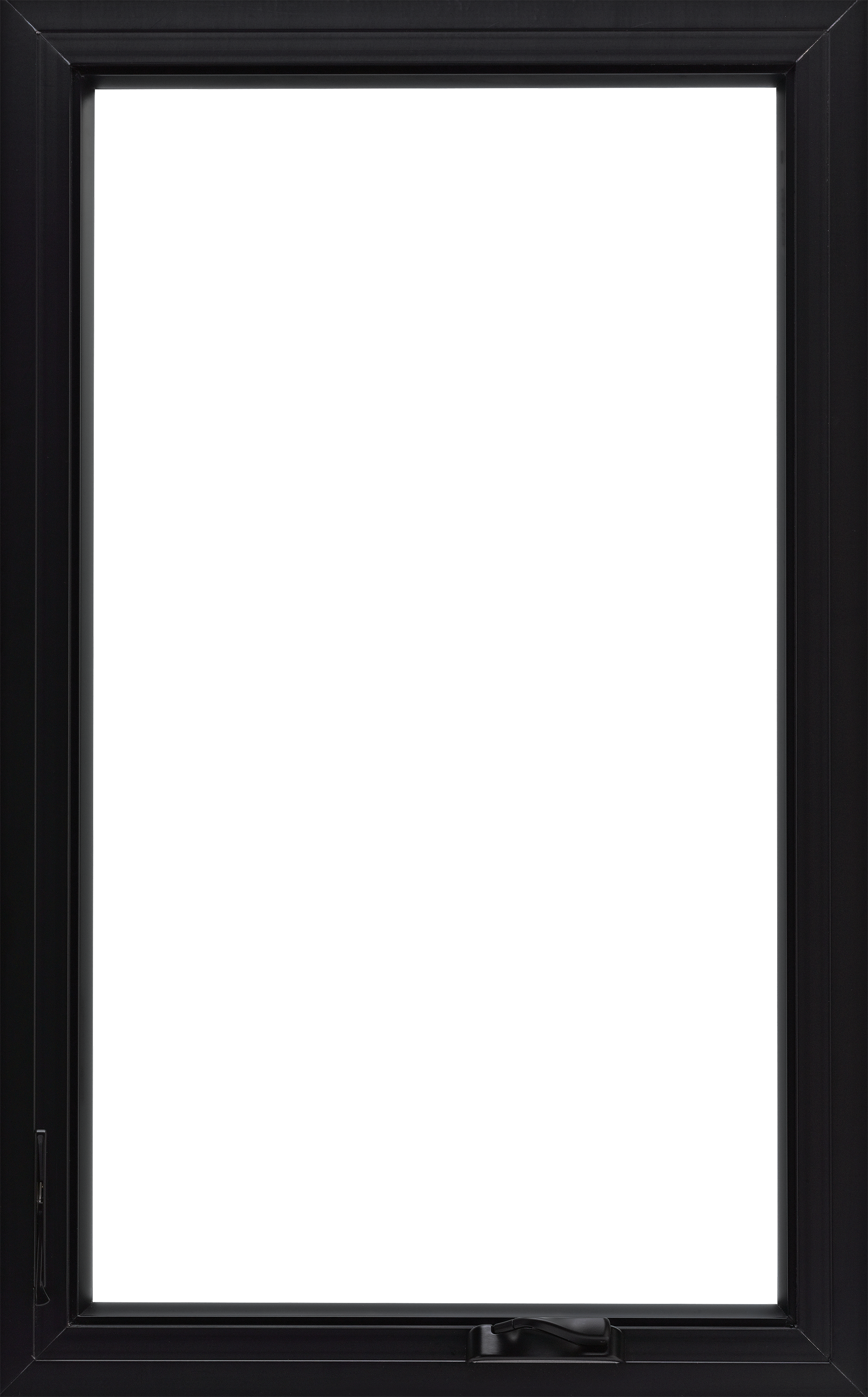 100 Series Casement window interior black