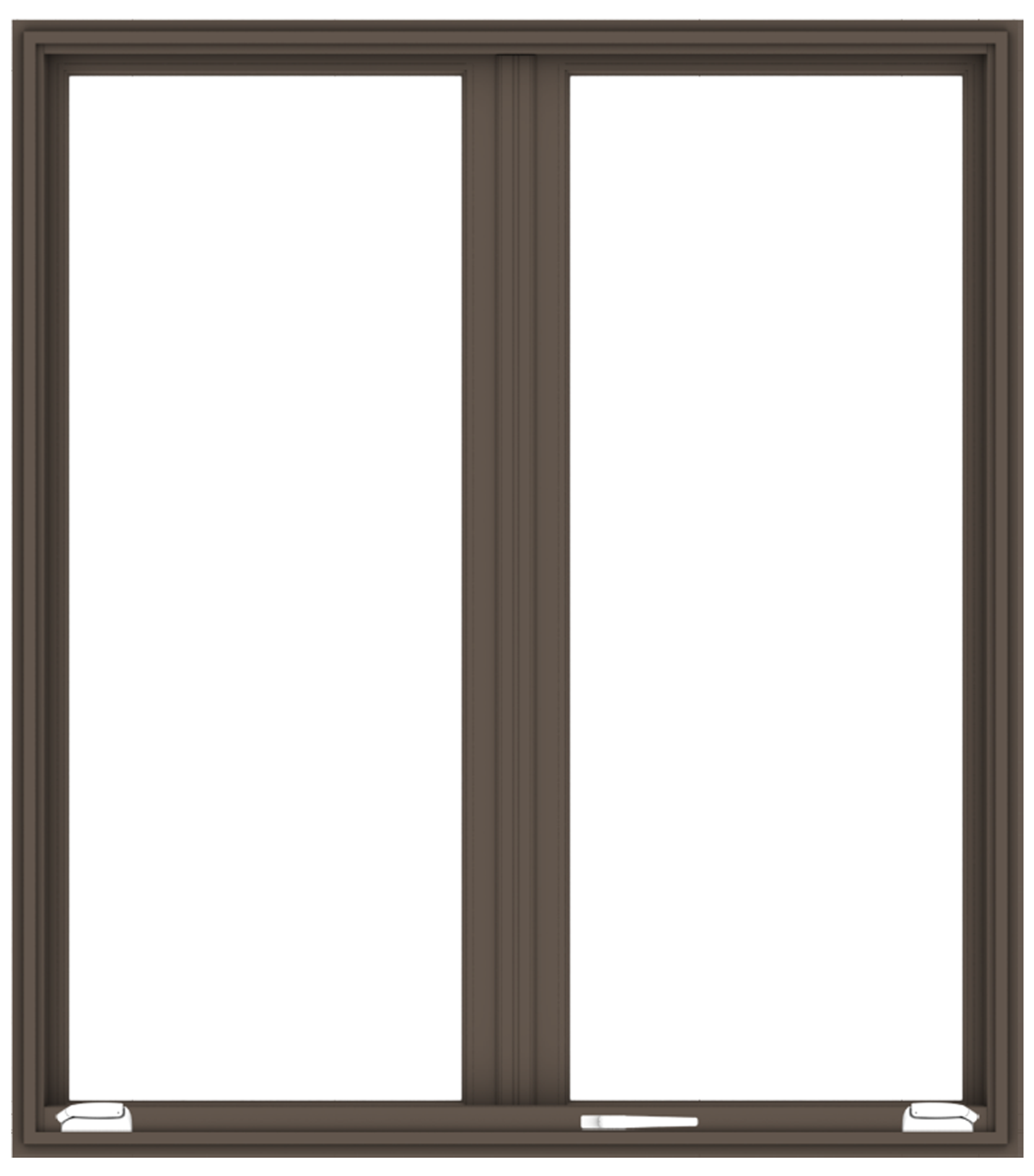 andersen e series french casement window with terratone trim