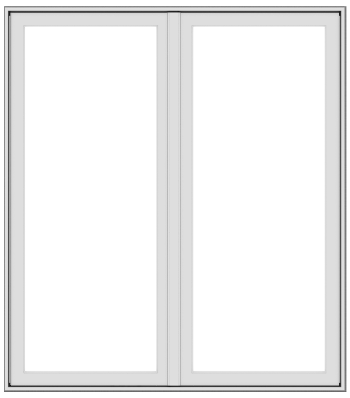 andersen e series french casement window with white trim