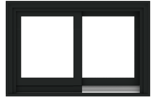 andersen e series gliding window with black trim