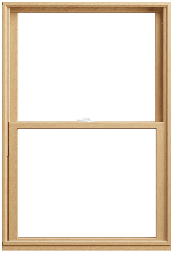 andersen tilt wash double hung interior natural pine window